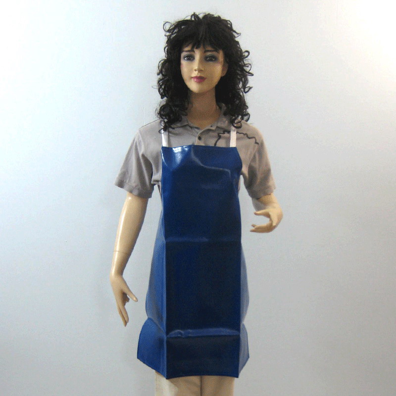 ผ้ากันเปื้อนหนังเทียมอย่างหนา สีน้ำเงิน 24x30 นิ้ว (03-GPM)