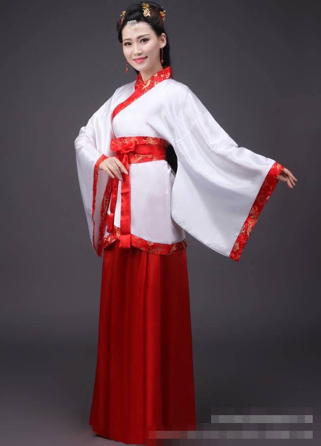 ชุดจีน กี่เพ้า ชุดจีนโบราณ สีชมพู แดง