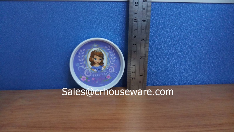 จานรองแก้ว 3 นิ้ว ลายsofia