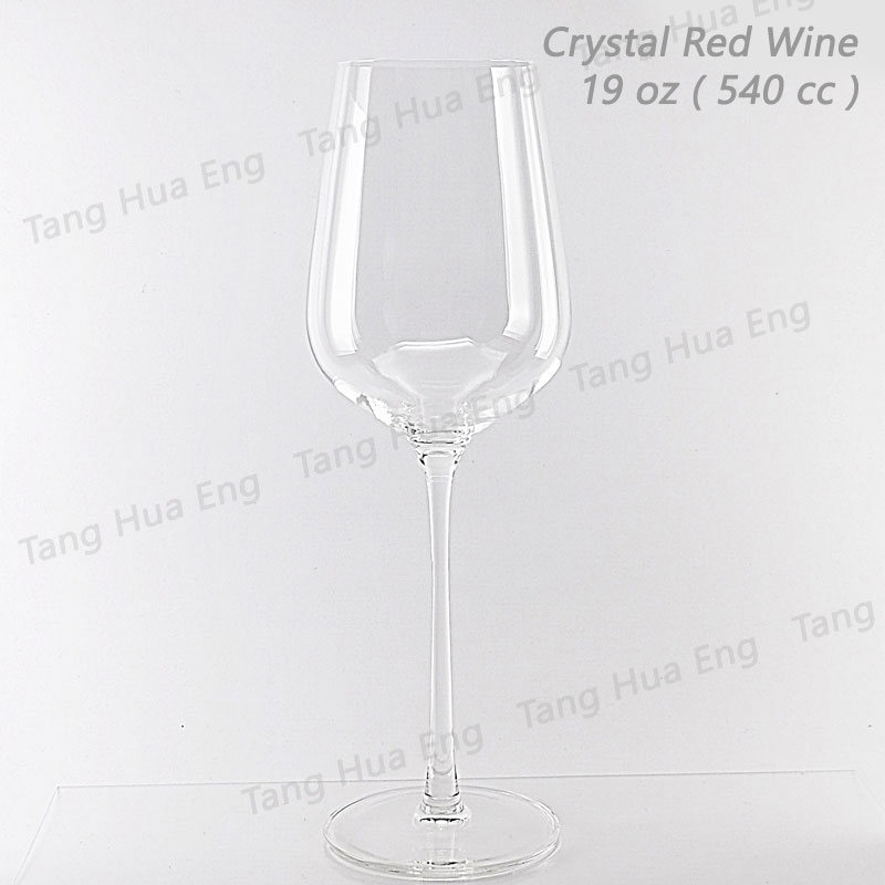 ( 6 ใบ ) แก้วไวน์คริสตัล Ripple Crystal Red Wine 540 ml #RJ006RW19