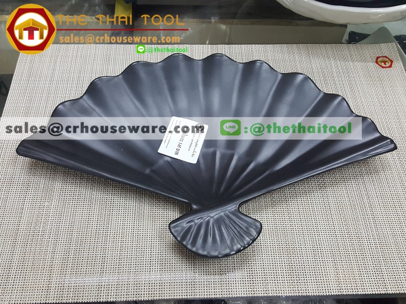 จานรูปพัด 14 นิ้ว 017-P3204-14