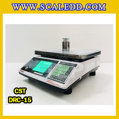 เครื่องชั่งนับจำนวน15kg ตาชั่งนับชิ้นงาน 15kg พิกัดน้ำหนัก 15kg ความละเอียด 0.5g ยี่ห้อ CST รุ่น DRC