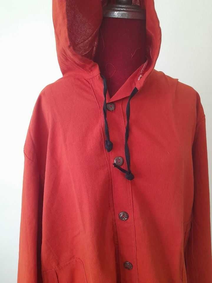 เสื้อผ้าฝ้ายสวมใส่ทั้งรุ่นใหม่และรุ่นใหญ่เทห์หมด ส้ม M,L