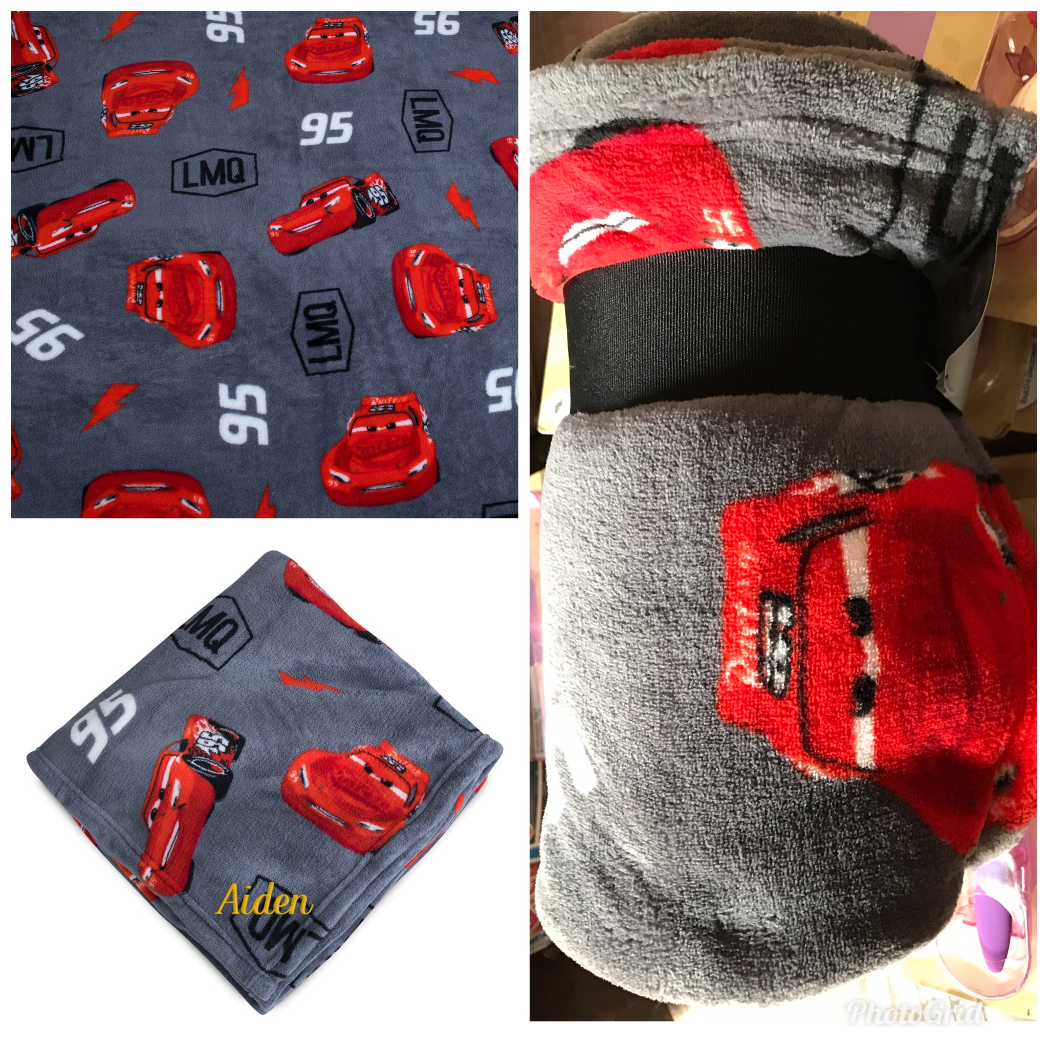 ผ้าห่ม Lightning McQueen fleece throw
