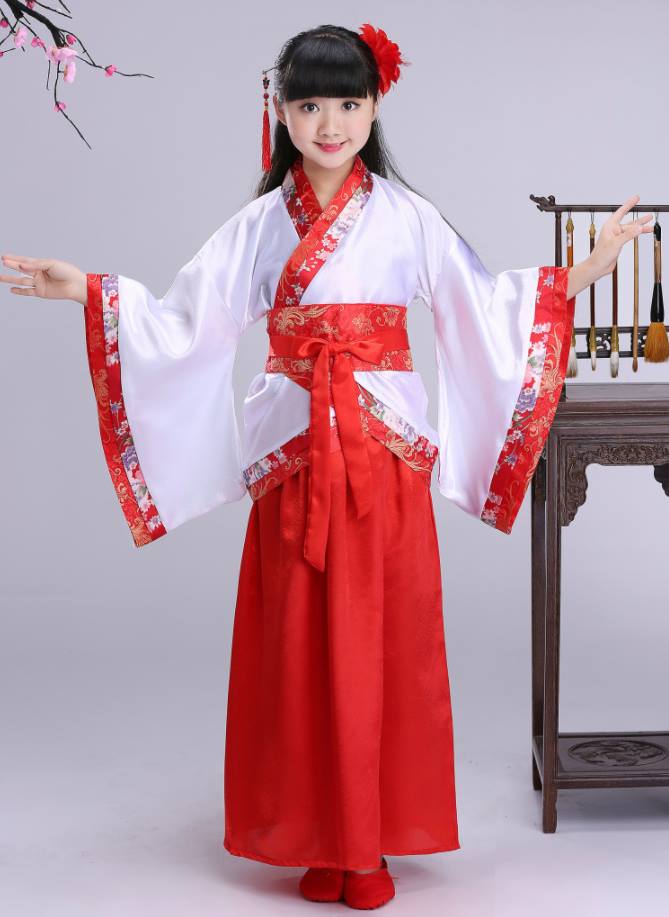 ชุดจีน กี่เพ้า ชุดจีนโบราณ สีชมพู แดง