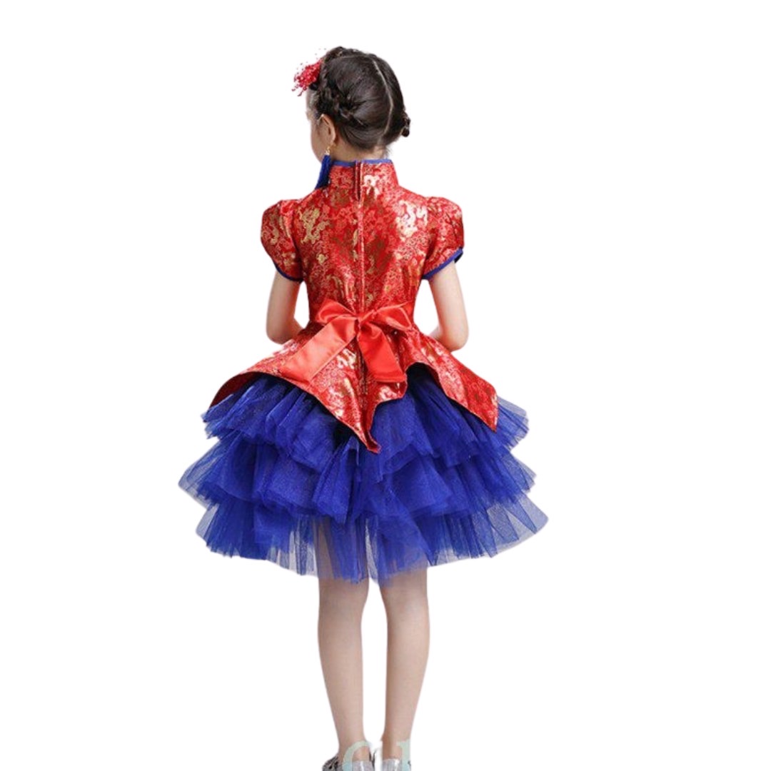 ชุดจีน กี่เพ้า เสื้อแขนยาว กระโปรง กางเกง