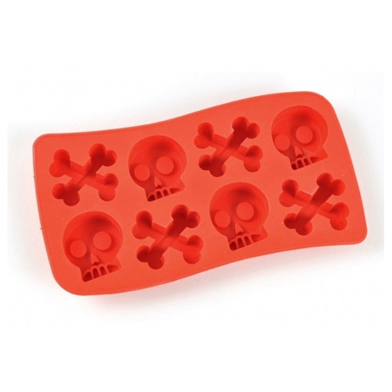 ที่ทำน้ำแข็ง รูปหัวกระโหลก ซิลิโคน