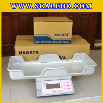 เครื่องชั่งเด็ก เครื่องชั่งน้ำหนักเด็ก เครื่องชั่งน้ำหนักเด็กทารก ระบบดิจิตอล เครื่องชั่งน้ำหนักเด็กทารกพร้อมแถบวัดความยาวตัวเด็ก ชั่งน้ำหนักได้ 20kg ค่าละเอียด 5/10g ยี่ห้อ NAGATA รุ่น BW 20