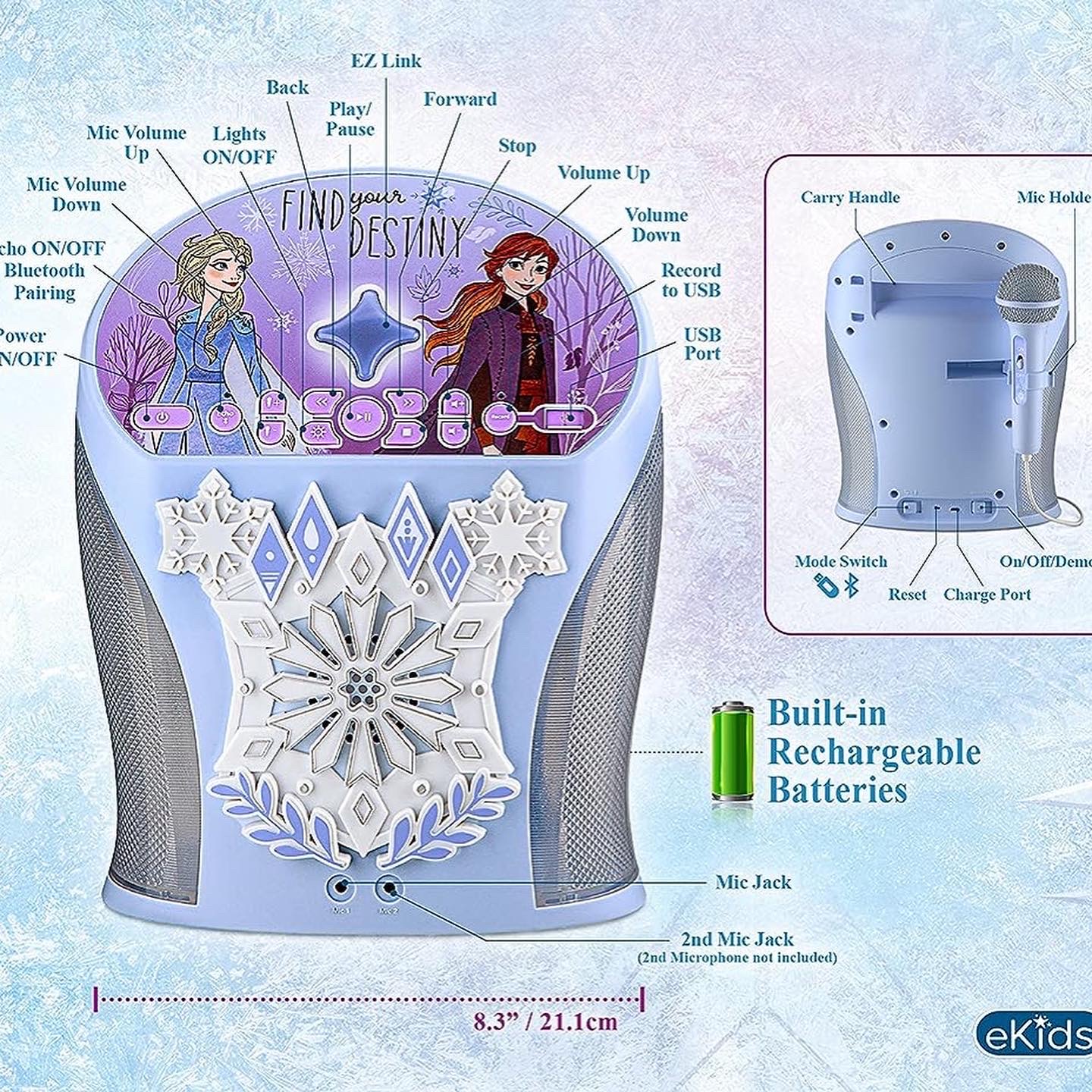 คาราโอเกะ eKids Disney Frozen Karaoke Machine