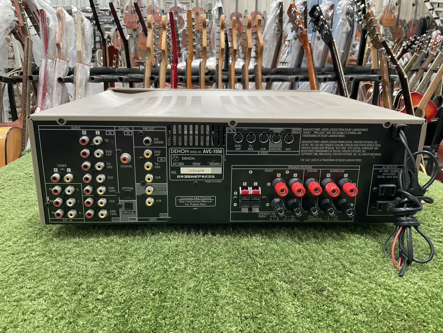เครื่องขยายเสียง DENON : AVC-1550 สินค้าไม่พร้อมใช้งาน(ต้องซ่อม)