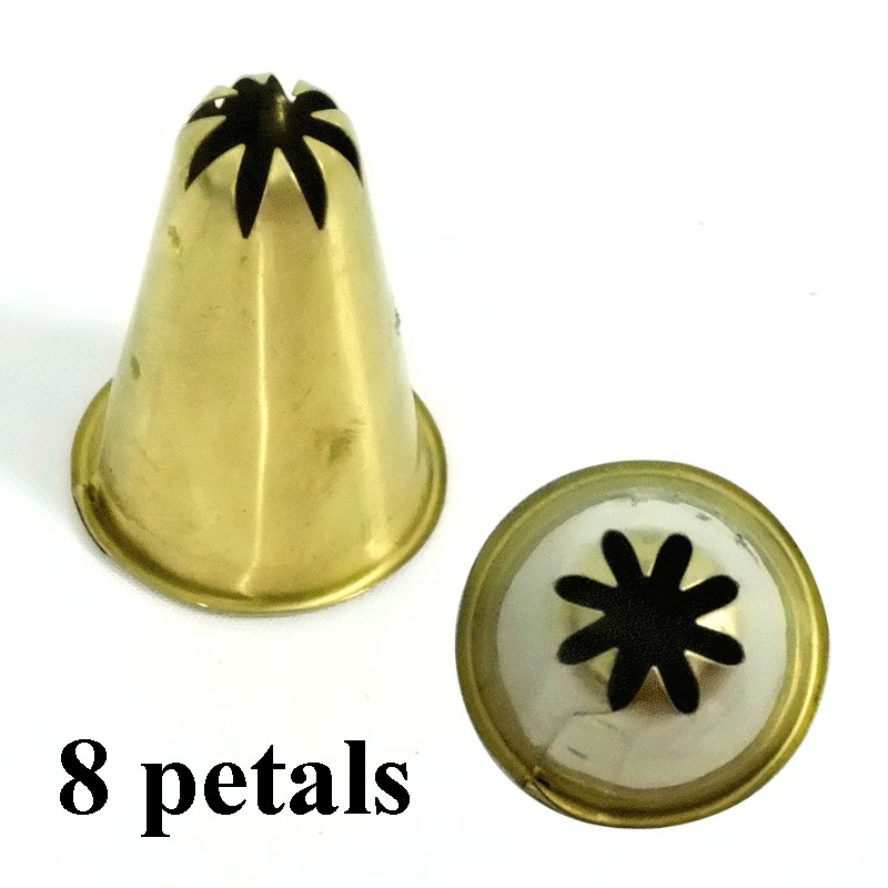 หัวบีบคุ้กกี้ทองเหลือง ใหญ่ ( หัวบีบเค้ก )