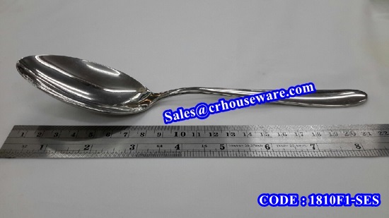 ช้อนเสริฟสแตนเลส ลายF1