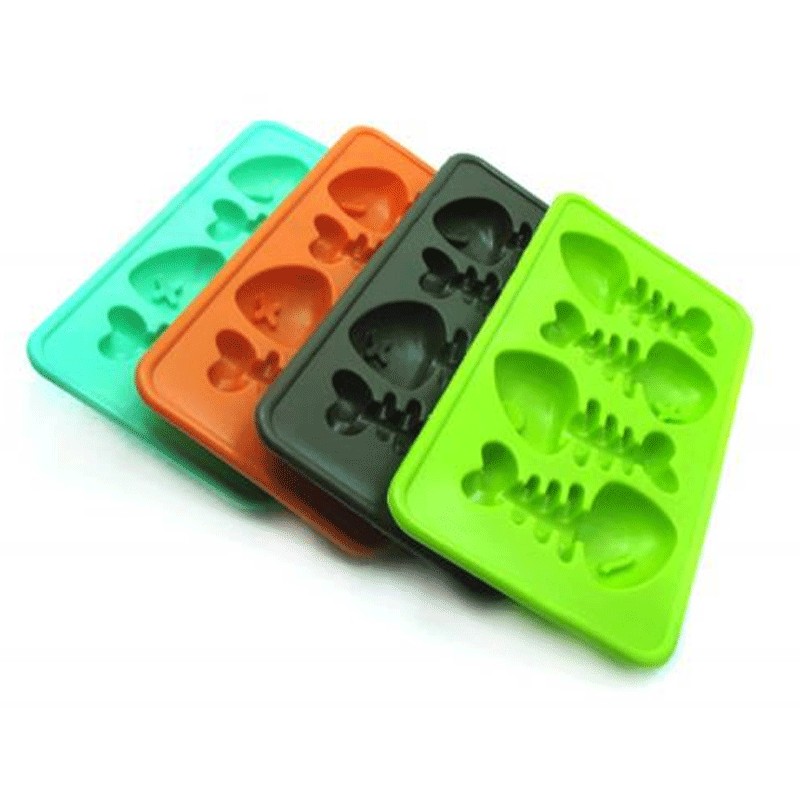 ที่ทำน้ำแข็ง รูปก้างปลา ซิลิโคน
