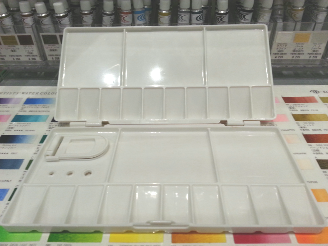 จานสีฝาพับ inca 4x8นิ้ว (ใบเล็ก)