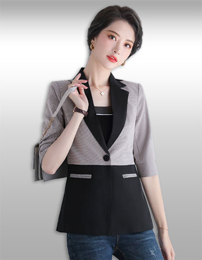 เสื้อสูทผู้หญิงแฟชั่นแต่งลายสไตล์เกาหลี มี 7 ไซส รหัส 2250