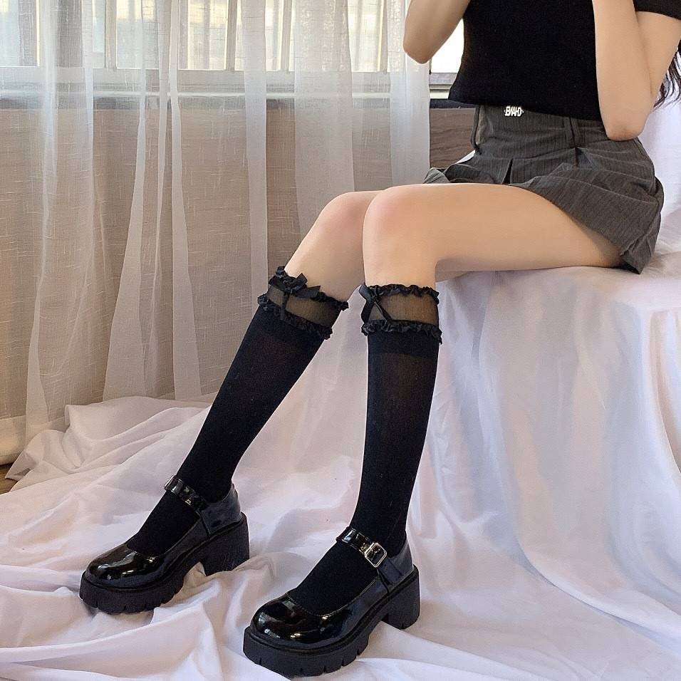 พร้อมส่ง ถุงเท้า ถุงน่อง ปลอกขา พร๊อพเสริมชุด