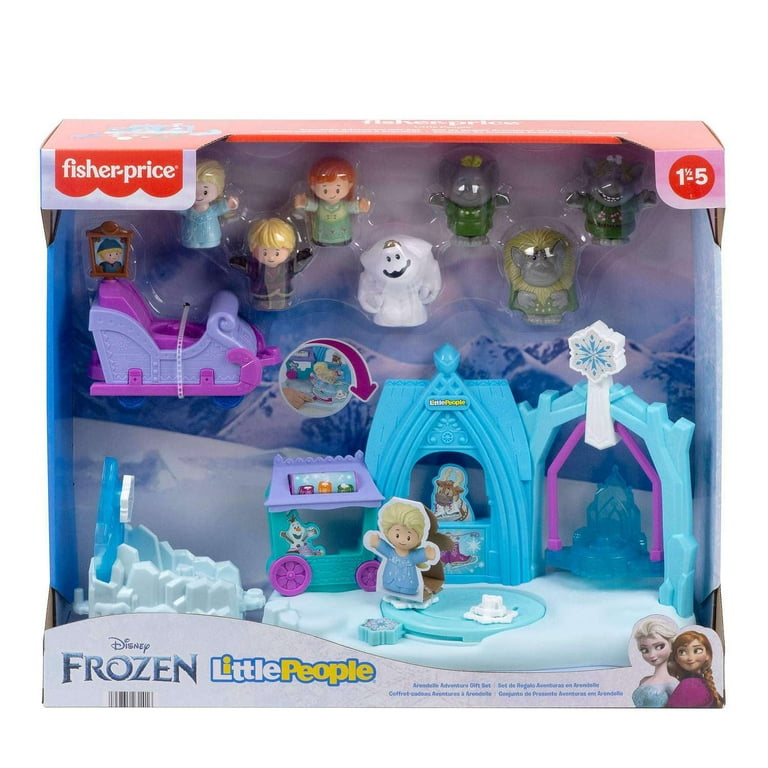 ปราสาท Disney‘s Frozen Little People Arendelle Adventure Playset 10-piece Set by Fisher-Price