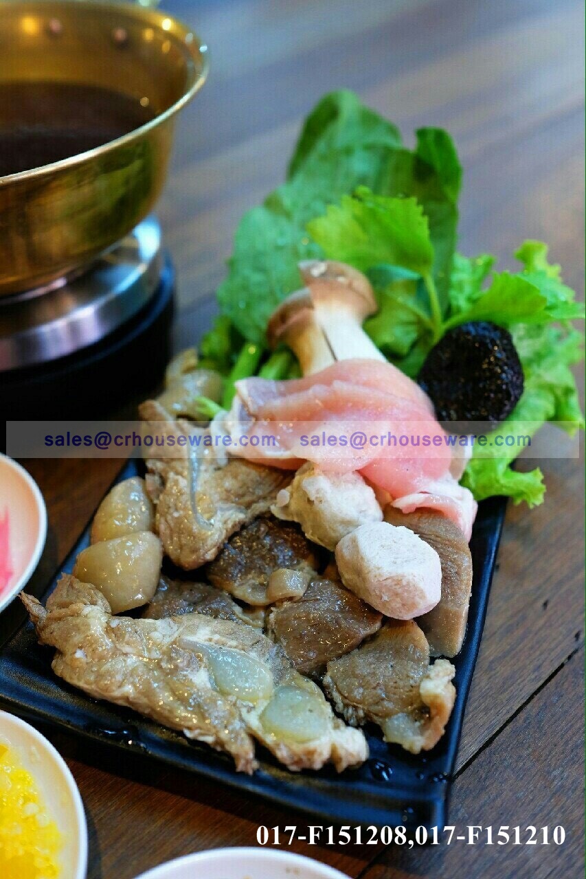 จานสี่เหลี่ยมผืนผ้า 017-PX-F151208