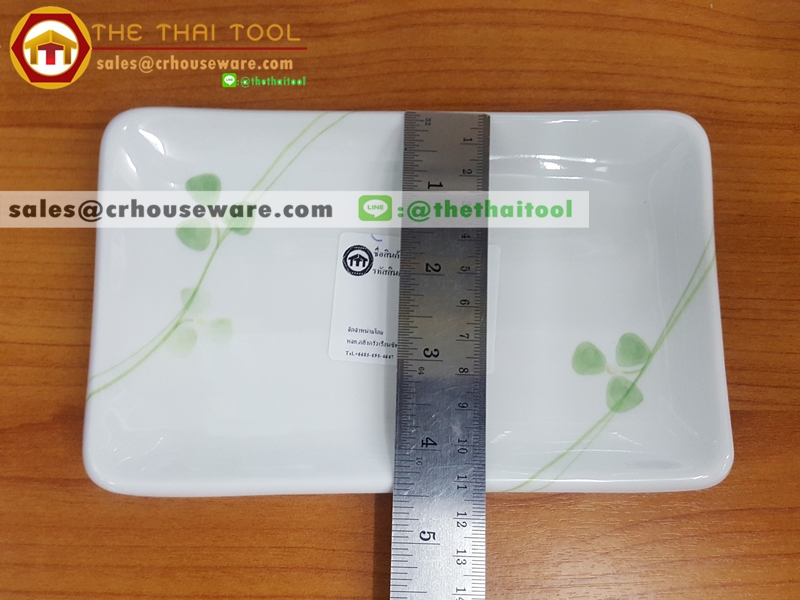 จานเหลี่ยม 7.25*4.5 นิ้ว RECT (S) Plate รหัส ML-W52