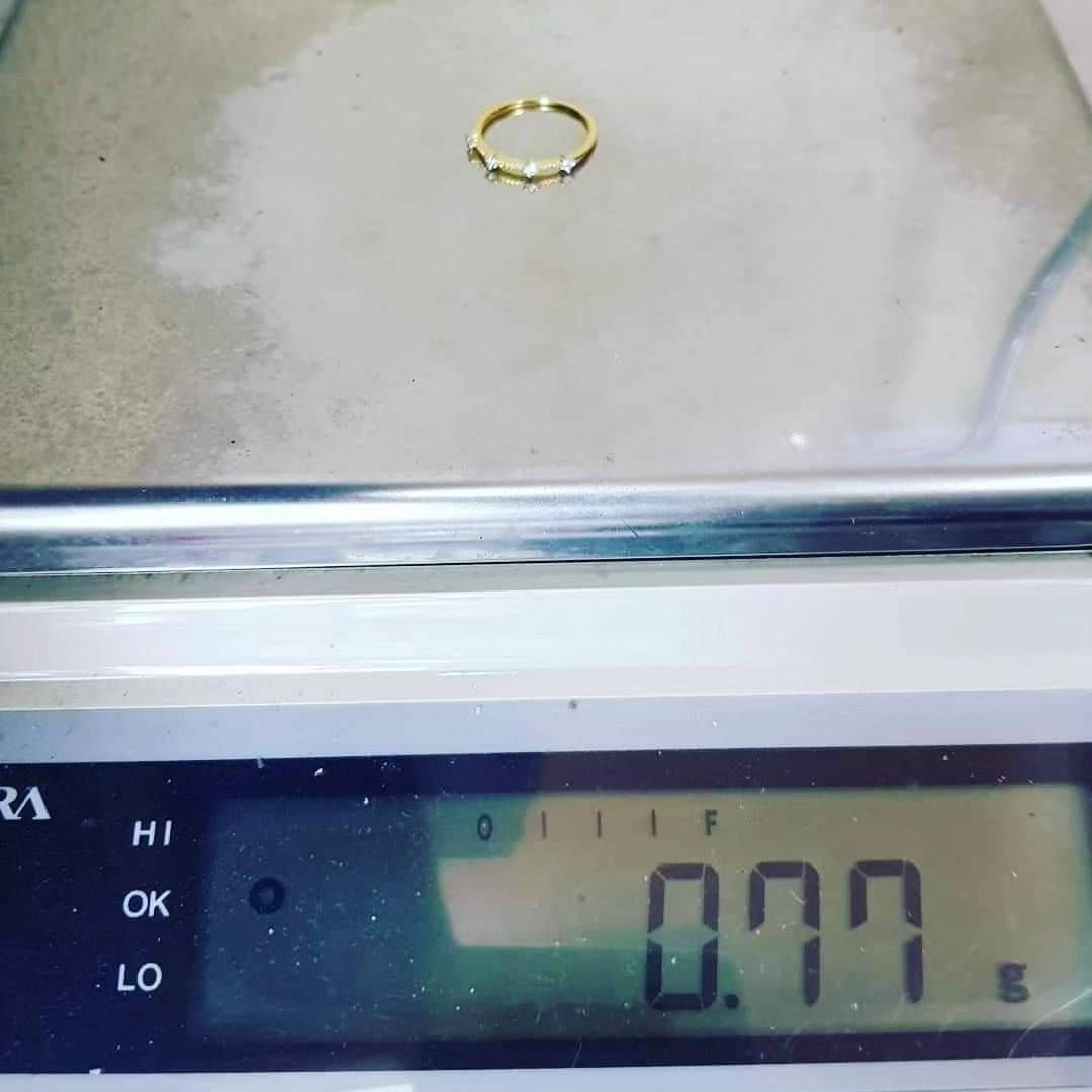 พร้อมส่งและสั่งผลิตแหวนเพชรแท้ชู4เม็ด แหวนแต่งงาน แหวนหมั้น ใส่เที่ยว ออกงาน แหวนทองคำ 9K เพชรแท้ 0.08 กะรัต 4 เม็ด ราคาถูกมาก ส่งฟรี