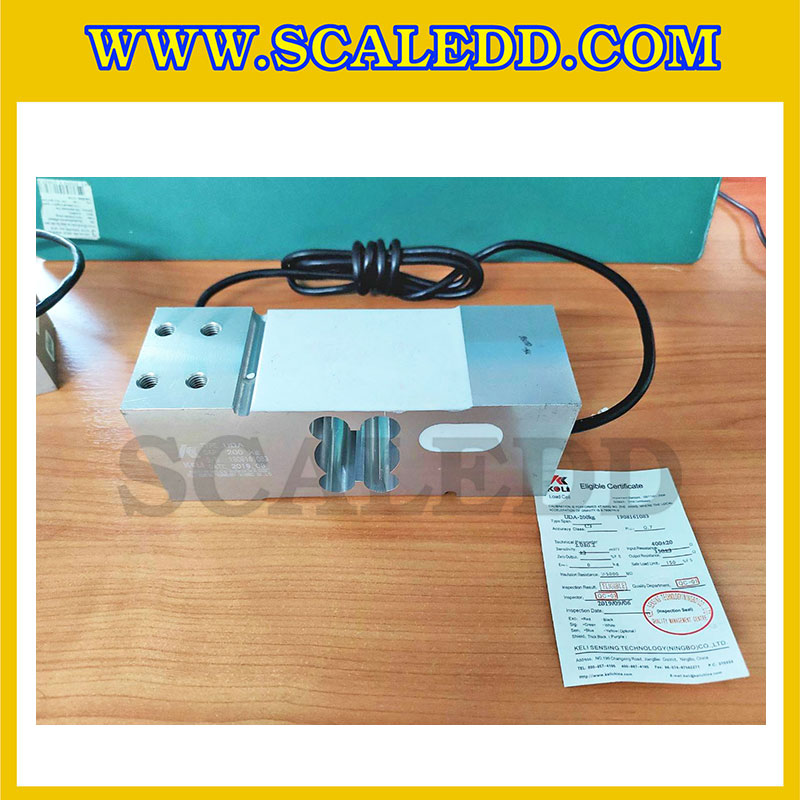 โหลดเซลล์ (Load cell) แบบตัวเดียว (Single Point) Aluminium (IP65) UDA โหลดเซลล์ รับน้ำหนักขนาดพิกัด 300 กิโลกรัม ขนาดแท่นชั่ง 50x60cm.
