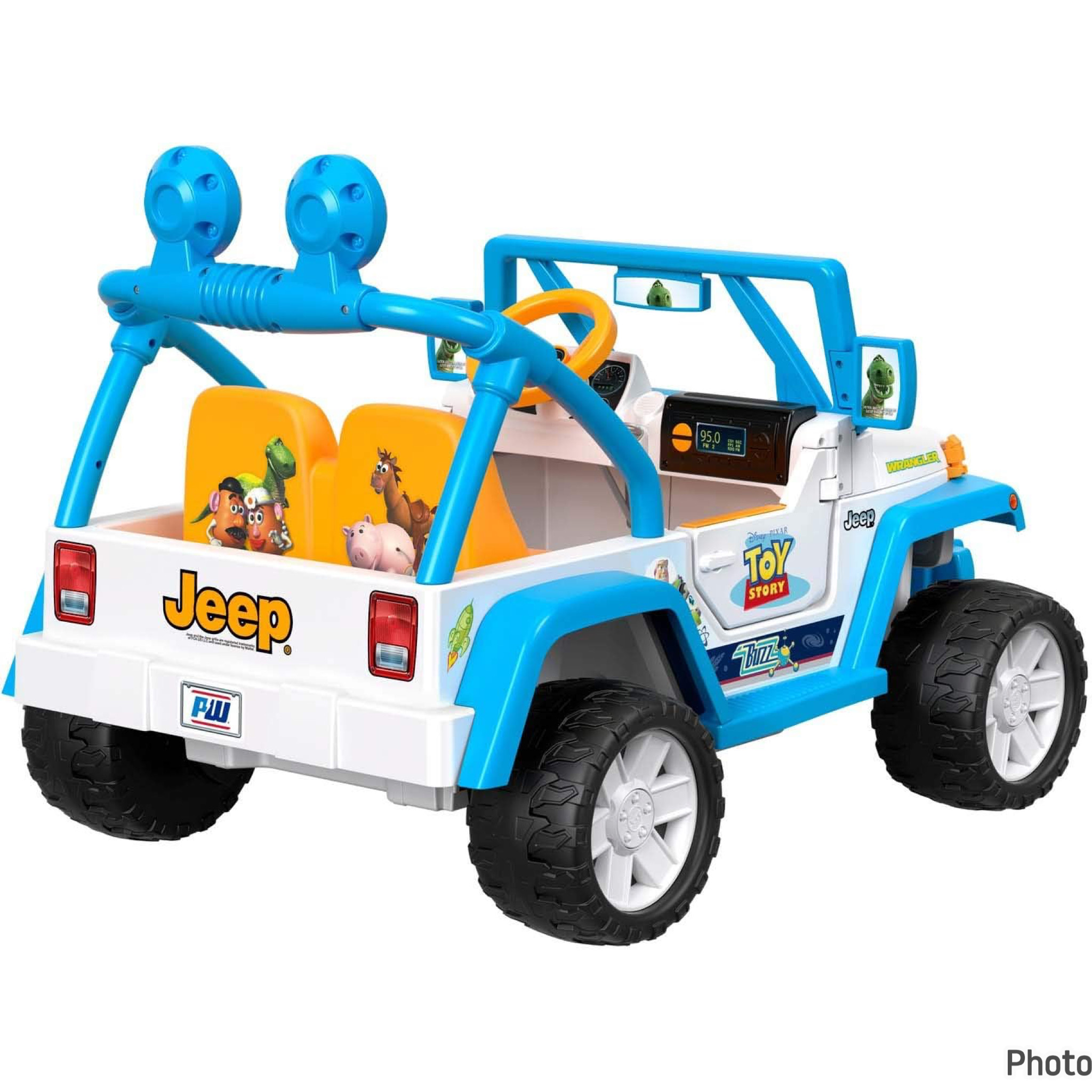 รถแบตเตอรี่ Fisher-Price Power Wheels Disney Pixar Toye Story Jeep Wrangler