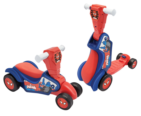 รถขาไถและสกู้ตเตอร์ Marvel Ultimate Spider-man Ride 2 Scoot Ride on toy
