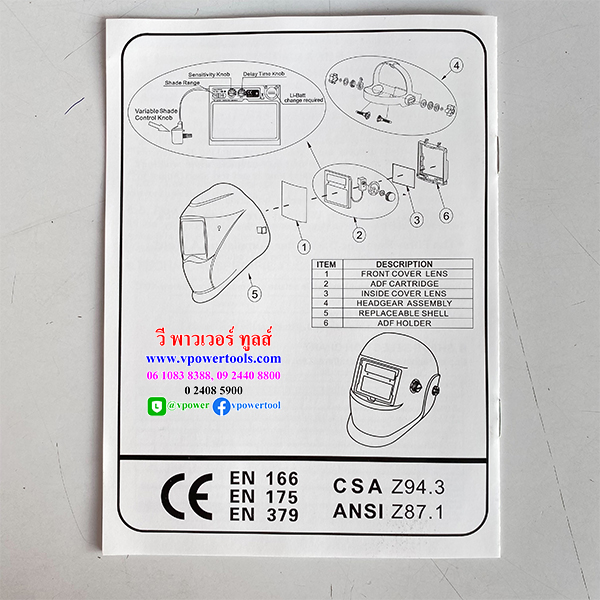 ZINSANO ZN400S หน้ากากเชื่อม AUTO (ปรับแสง ตั้งค่าได้) (แทนWD400S)