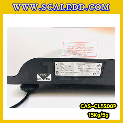 เครื่องชั่งคำนวณราคา 15kg เครื่องชั่งคำนวณราคาดิจิตอลและพิมพ์สติ๊กเกอร์บาร์โค้ด เครื่องชั่งดิจิตอล15kg เครื่องชั่งคำนวณราคา เครื่องชั่ง15kg ความละเอียด5g ตาชั่ง15กิโล ยี่ห้อ CAS รุ่น CL5200 P เครื่องชั่งทำบาร์โค้ด 15 กิโลกรัม