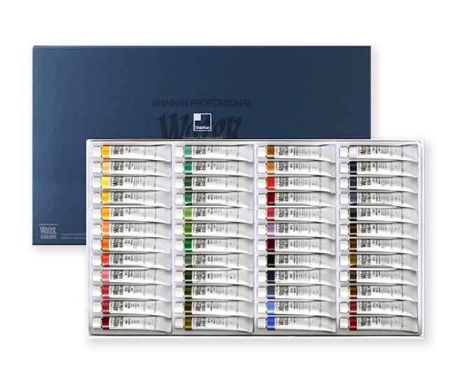 ชุดสีน้ำหลอด Shinhan Professional 7.5ml 48สี