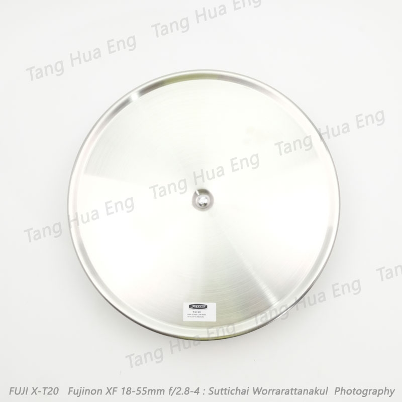 ฐานวางเค้กสเตนเลส 13 นิ้ว สูง 3.25 นิ้ว 74120