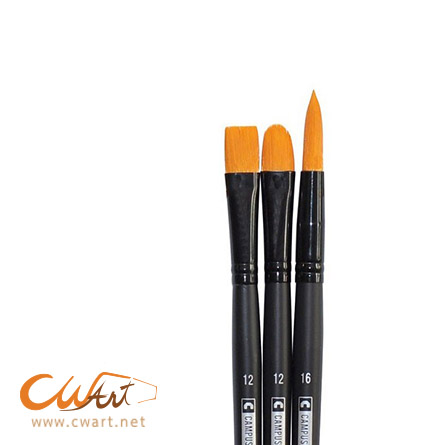 ชุดพู่กันสีอะคริลิคCampus Raphael 3ด้าม size"XL"