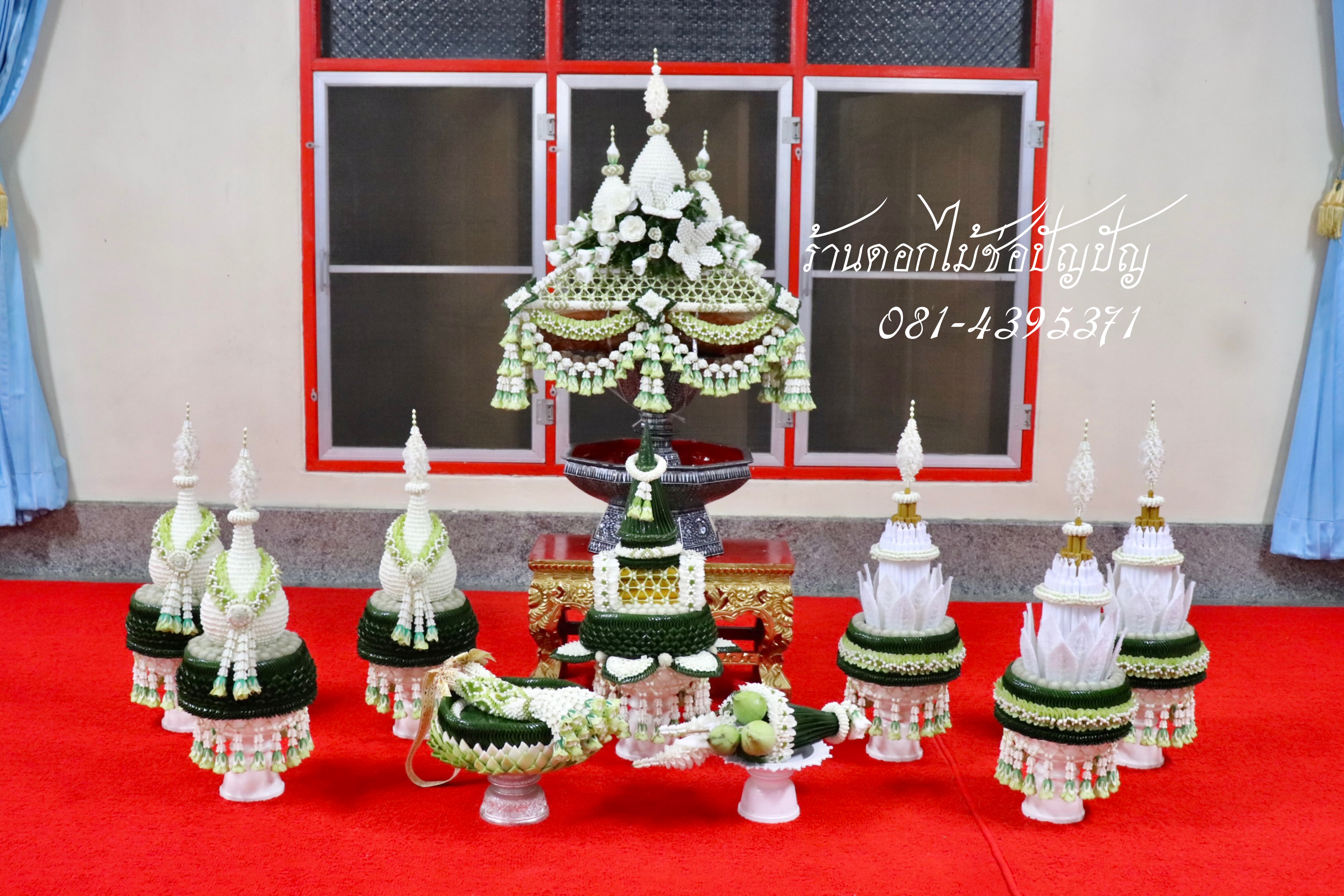 เครื่องบวชดอกไม้สด ชุด D12