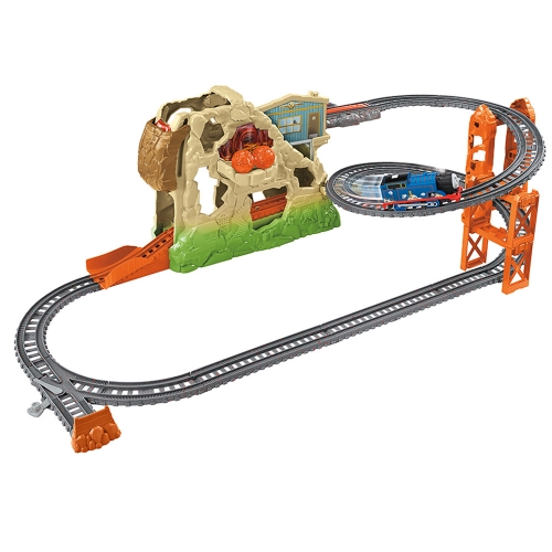 ชุดรถไฟโทมัส Fisher-Price Thomas & Friends TrackMaster Thomas' Volcano Drop Set