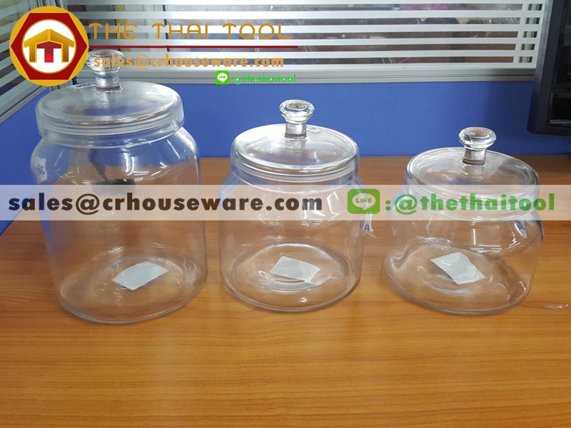 โหลแก้ว พร้อมฝาปิด ขนาด 1.5 ลิตร 005-US-CY-1511