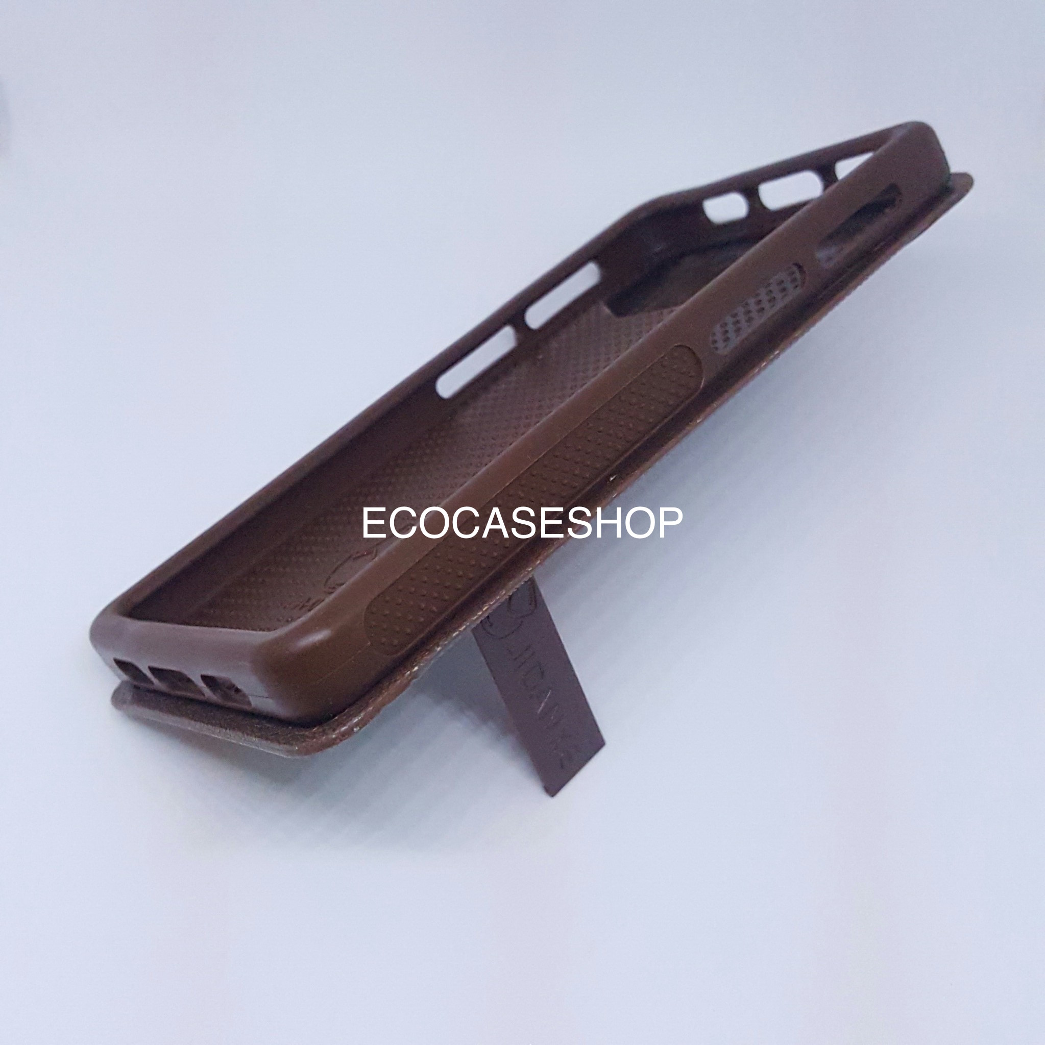 เคสฝาหลัง no.3 สำหรับหน้าจอ 5.0-5.3นิ้ว สีน้ำตาล