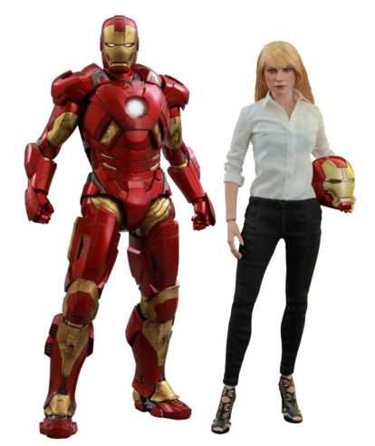 HOTTOYS - Pepper potts & Iron man mark 9 : hot toys Special !!!