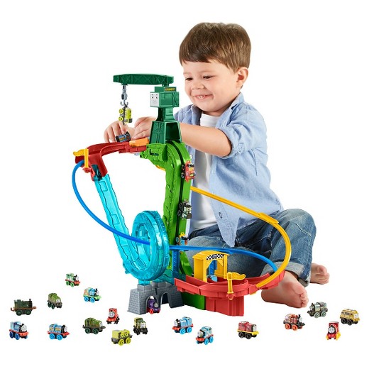 ชุดรถไฟ Fisher-Price Thomas & Friends MINIS Motorized Raceway Playset