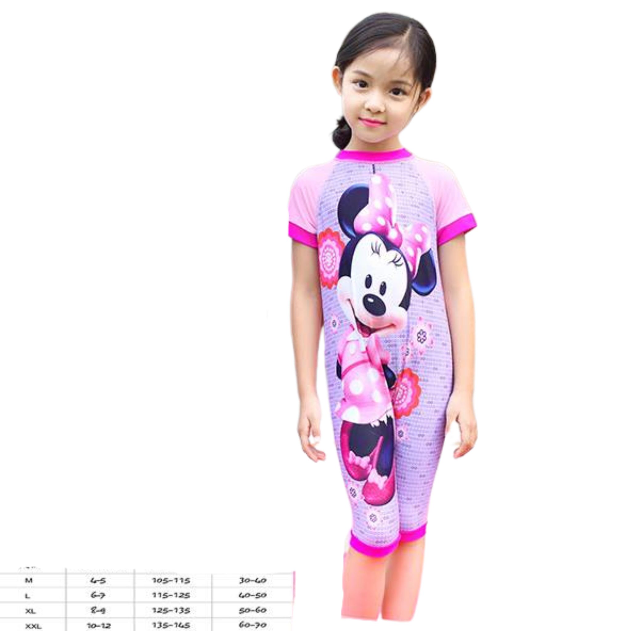 **พร้อมส่ง ชุดว่ายน้ำ ชุดบอดี้สูท ซิปหลัง กลุ่มเจ้าหญิง