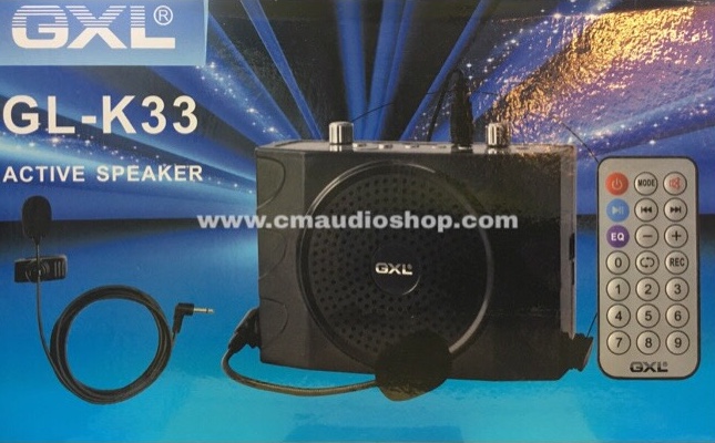 ไมค์-ลำโพงคาดเอว GXL GL-K33 (USB&Record)