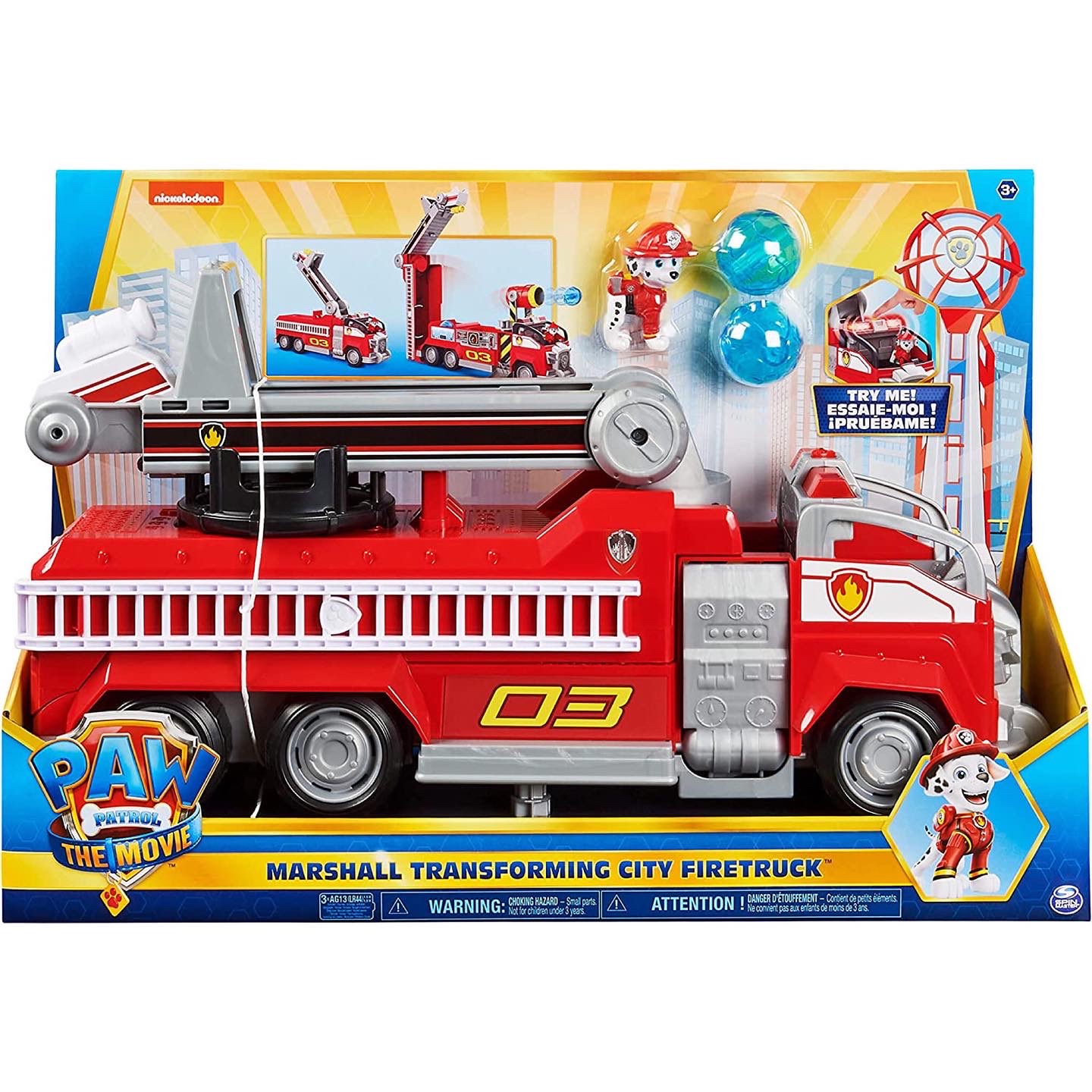 PAW PATROL ของเล่นเสริมทักษะ Paw Patrol Movie Marshall Firetruck
