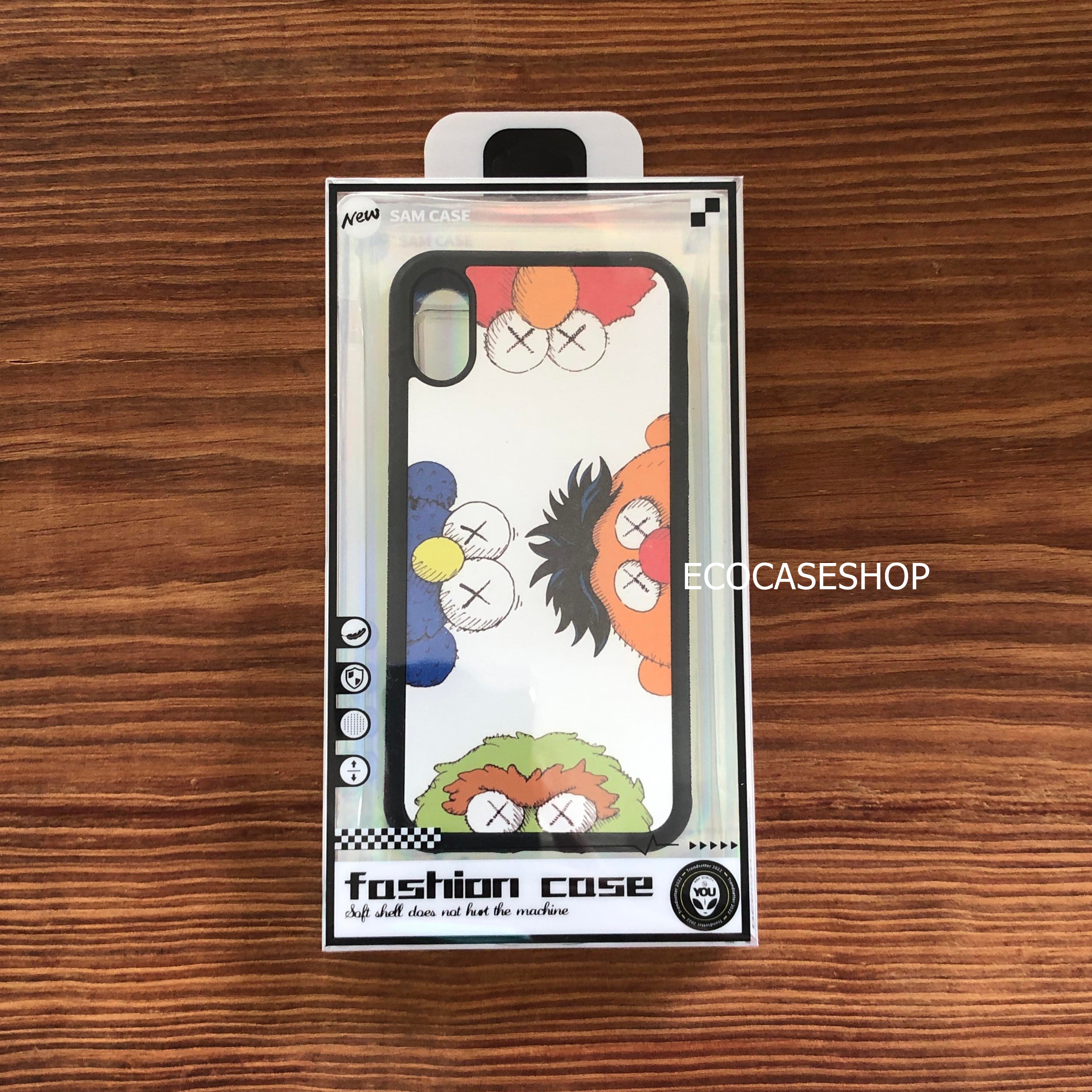 กล่องใส่เคสแบบใสหลังขาว #01 (พร้อมถาดและกระดาษเงา)