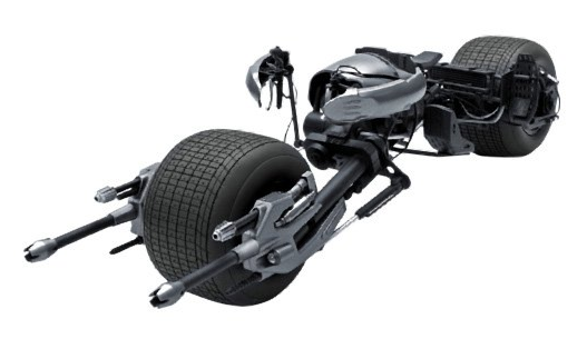 [Masterpiece ภาพยนตร์ "Dark Knight" 1/6 Bat Pod