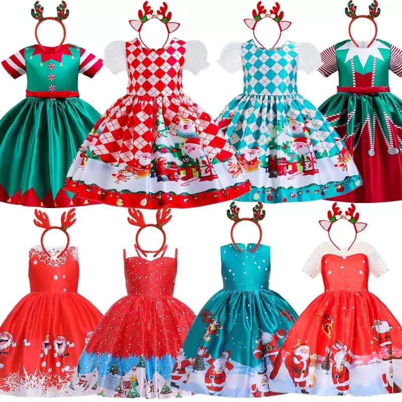 พร้อมส่ง ชุดเดรส คริสต์มาส ทรง แขนกุด