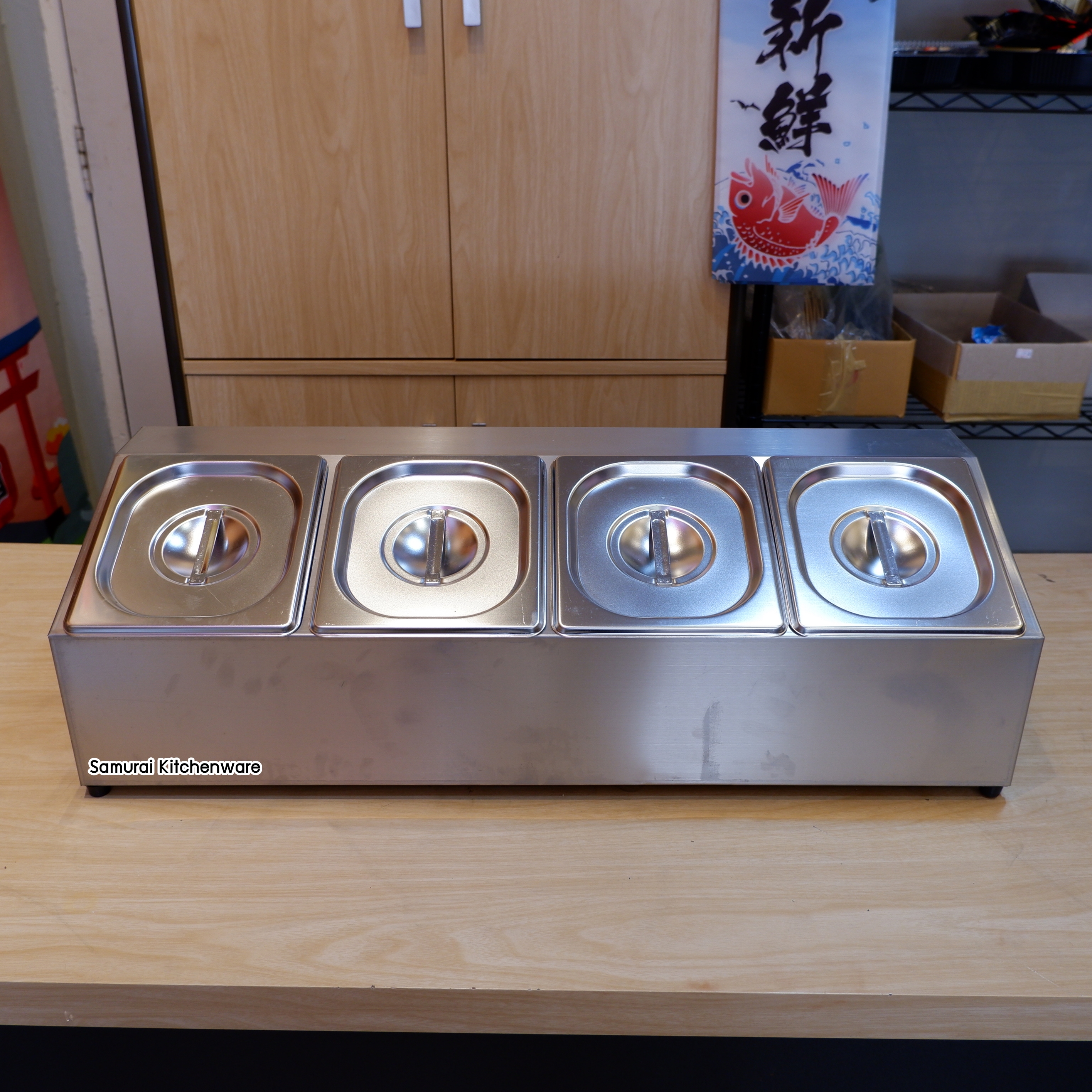 ถาดท็อปปิ้ง สแตนเลส เกรด 304 รุ่น TOP-101