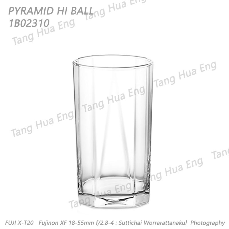 ( 1 โหล ) แก้ว PYRAMID HI BALL, 300 มล. #1B02310 ยี่ห้อโอเชี่ยน