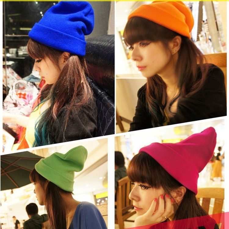 Bini cap หมวกไหมพรม ใส่กันหนาว ใส่แนวฮิปฮอป