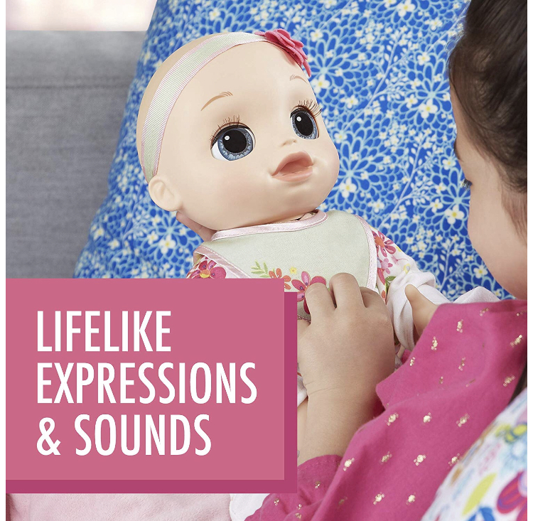 Baby Alive Real As Can Be Baby: Realistic Blonde Baby Doll