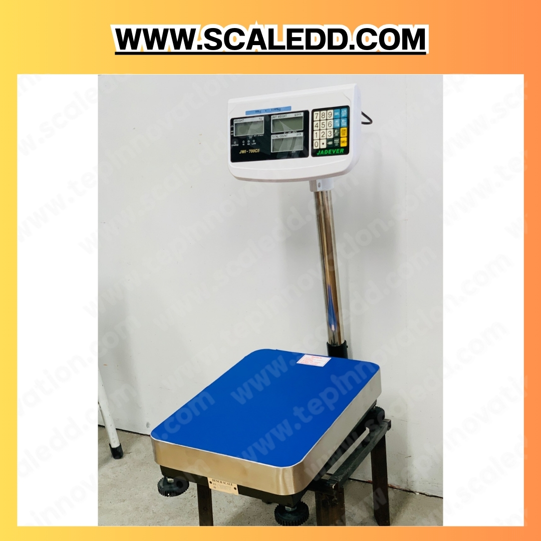 เครื่องชั่งนับชิ้นงาน 30kg เครื่องชั่งดิจิตอล30kg พิกัดน้ำหนัก 30kg ค่าละเอียด 2g ขนาดแท่น 30x40cm. ยี่ห้อ JADEVER รุ่น JWI-700CII