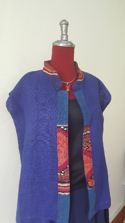 เสื้อผ้าฝ้ายฮัม1 ย้อมครามไทยเทห์ไม่ทำลายสิ่งแวดล้อม สีน้ำเงิน น้ำตาล ดำ และม่วงเข็ม M L XL XXL